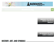 Tablet Screenshot of buddhists.org